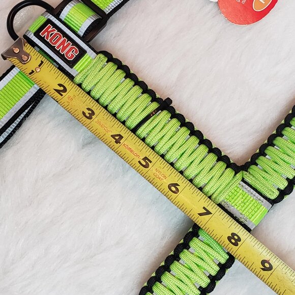 🐶 KONG Medium Adjustable Reflective Braided Strap Dog Harness & 4 ft Rope Leash - Picture 10 of 16